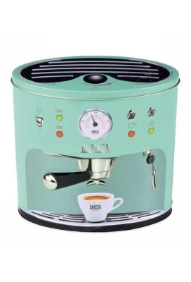 Blikken Coffee Machine Mint Groen 21.5x11.5x21cm 6stuks