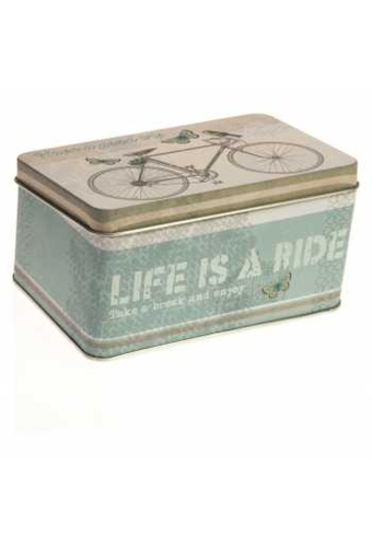 Blikken Fiets Rechthoekig 14x8.8x6.4cm 12stuks