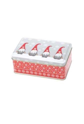 Blikken Kerstkabouter Rechthoekig 15.5x10x5.7cm 12stuks