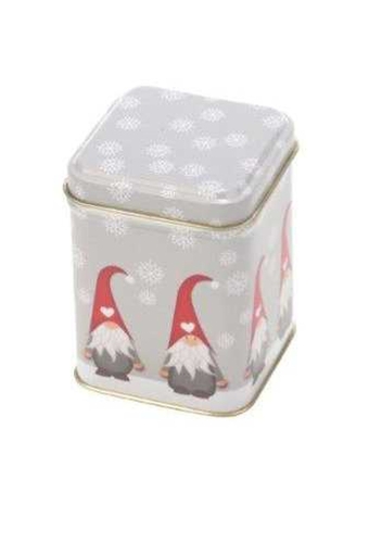 Blikken Kerstkabouter Vierkant 50gram 6x6x8cm 24stuks