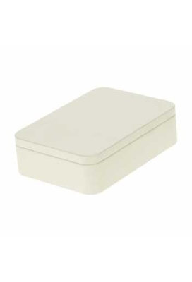 Blikken Licht Beige Rechthoekig 14.2x10.1x3.1cm 12stuks