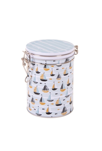 Blikken Maritime Rond 9.5x13cm 12stuks
