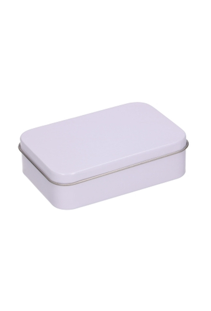 Blikken Wit Blanco 10.7x7.3x2.8cm 24stuks