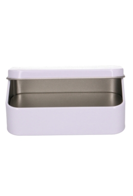 Blikken Wit Blanco 10.7x7.3x2.8cm 24stuks