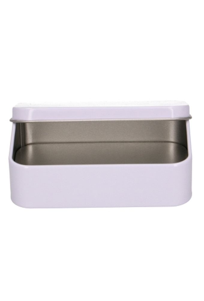 Blikken Wit Blanco 10.7x7.3x2.8cm 24stuks
