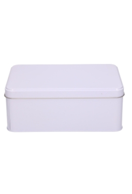 Blikken Wit Blanco 19.2x12.7x7.5cm 12stuks