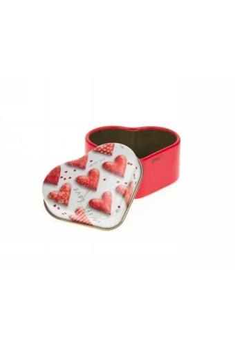 Blikken With Love Hart 4.8x4.2x2.2cm 96stuks