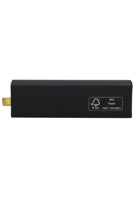 Bonbondoos 1 Ladeboxje Zwart Mat Goud Mat Laag FSC® 16x4.3x2.8cm 10st
