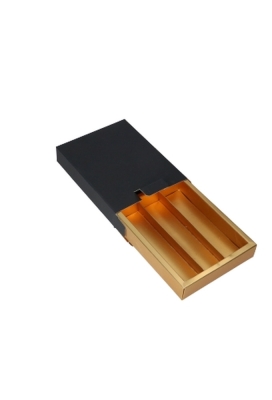 Bonbondoosje Porto Zwart & Bonbondoos Goud Mat 11.25x15x2.8cm 10stuks