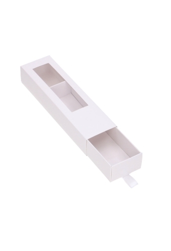 Bonbondoosjes 1 Ladeboxje Wit Glans Laag 16x4.3x2.8cm 10stuks