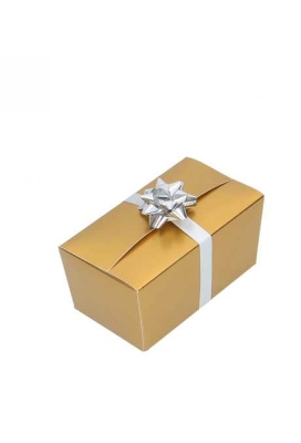 Bonbondoosjes Goud Bella 500 gram 13.4x7.7x6.8cm 25stuks