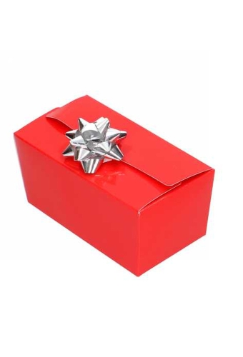 Bonbondoosjes Rood Bella 375 gram 12.7x7.3x6.2cm 25stuks
