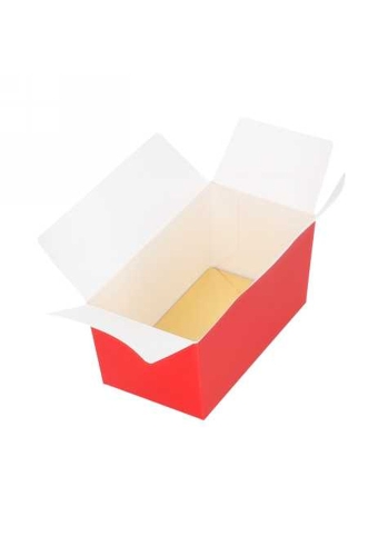 Bonbondoosjes Rood Bella 375 gram 12.7x7.3x6.2cm 25stuks