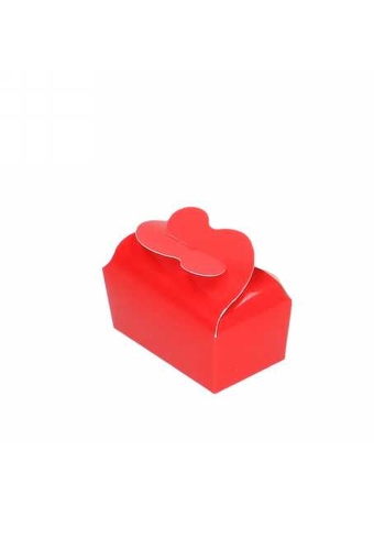 Bonbondoosjes Rood Vlinder Voor 2 Bonbons 7x4x3.5cm 25stuks