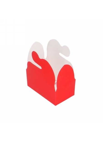 Bonbondoosjes Rood Vlinder Voor 2 Bonbons 7x4x3.5cm 25stuks