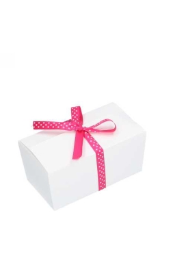 Bonbondoosjes Wit Bella 375 gram 12.7x7.3x6.2cm 25stuks