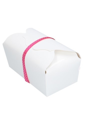 Bonbondoosjes Wit Golf 1000 gram 18x10x7cm 25stuks