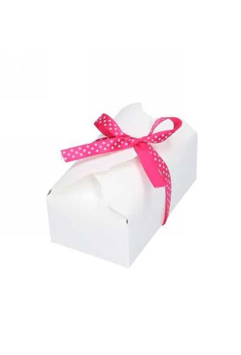 Bonbondoosjes Wit Golf 375 gram 13x7.5x5cm25stuks