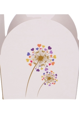 Bonbondoosjes With Love 125gram & Vlindersluiting 7.6x6x4.8cm 24stuks