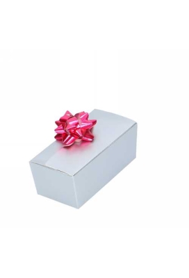 Bonbondoosjes Zilver Bella 125 gram 10.6x5.3x4.4cm 25stuks
