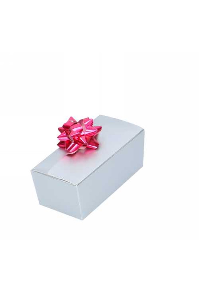 Bonbondoosjes Zilver Bella 125 gram 10.6x5.3x4.4cm 25stuks