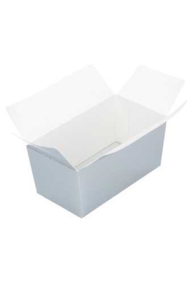 Bonbondoosjes Zilver Bella 250 gram 11.3x6.5x5.5cm 25stuks