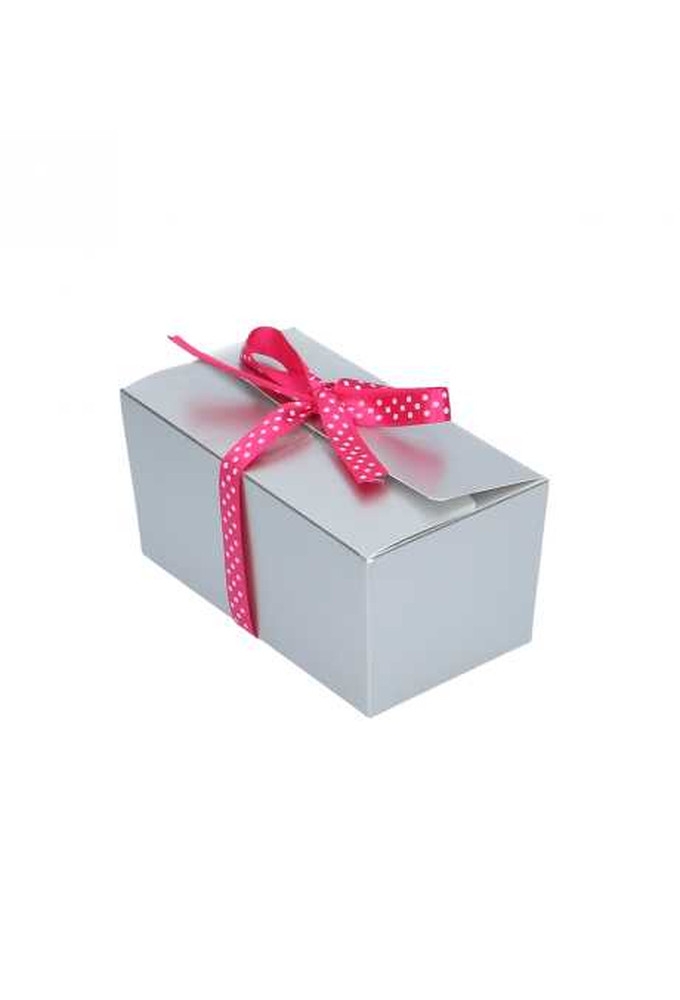 Bonbondoosjes Zilver Bella 375 gram 12.7x7.3x6.2cm 25stuks