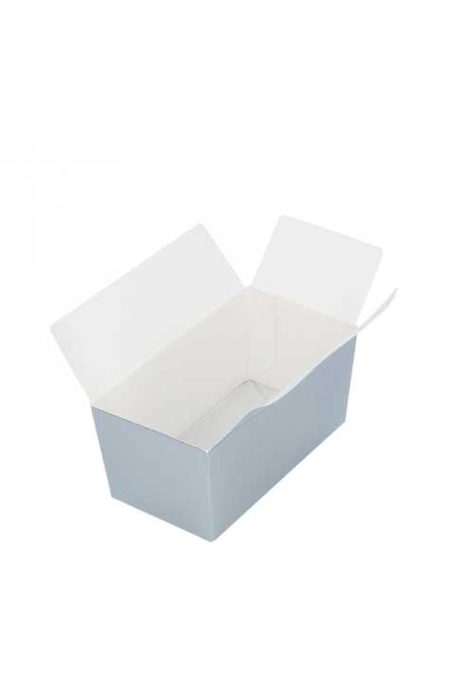 Bonbondoosjes Zilver Bella 375 gram 12.7x7.3x6.2cm 25stuks
