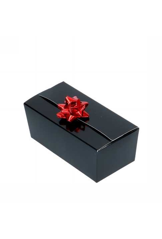 Bonbondoosjes Zwart Bella 250 gram 11.3x6.5x5.5cm 25stuks