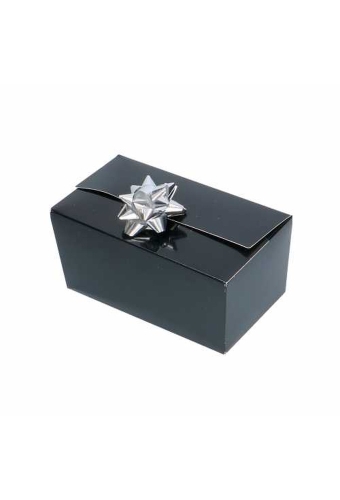 Bonbondoosjes Zwart Bella 500 gram 13.4x7.7x6.8cm 25stuks