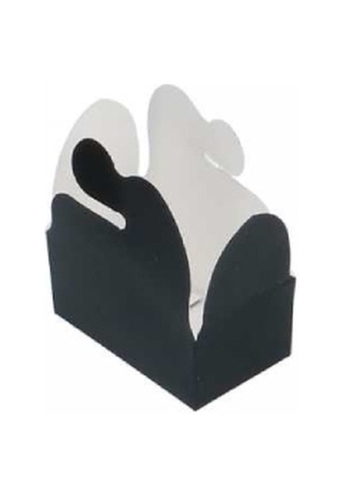Bonbondoosjes Zwart Vlinder Voor 2 Bonbons 7x4x3.5cm 25stuks