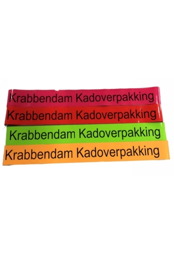 Breed Openings lint Lak Wit 15cm x 10meter