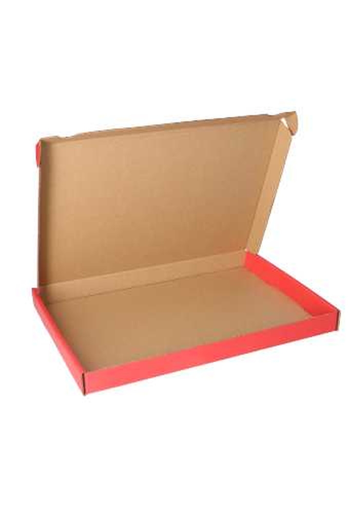 Brievenbusdoos Met Klep Pinto Kraft Rood A4 31x22x2.6cm 15stuks