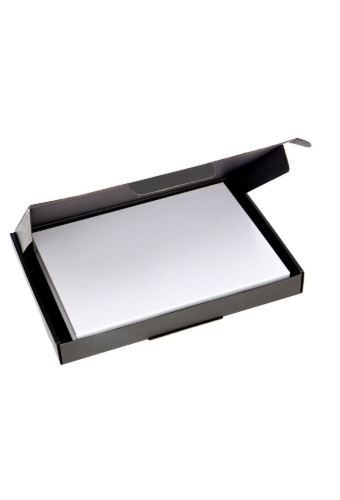 Brievenbusdoos Met Klep Pinto Zwart & Zwart A5 24.5x17.5x2.9cm 100stuk