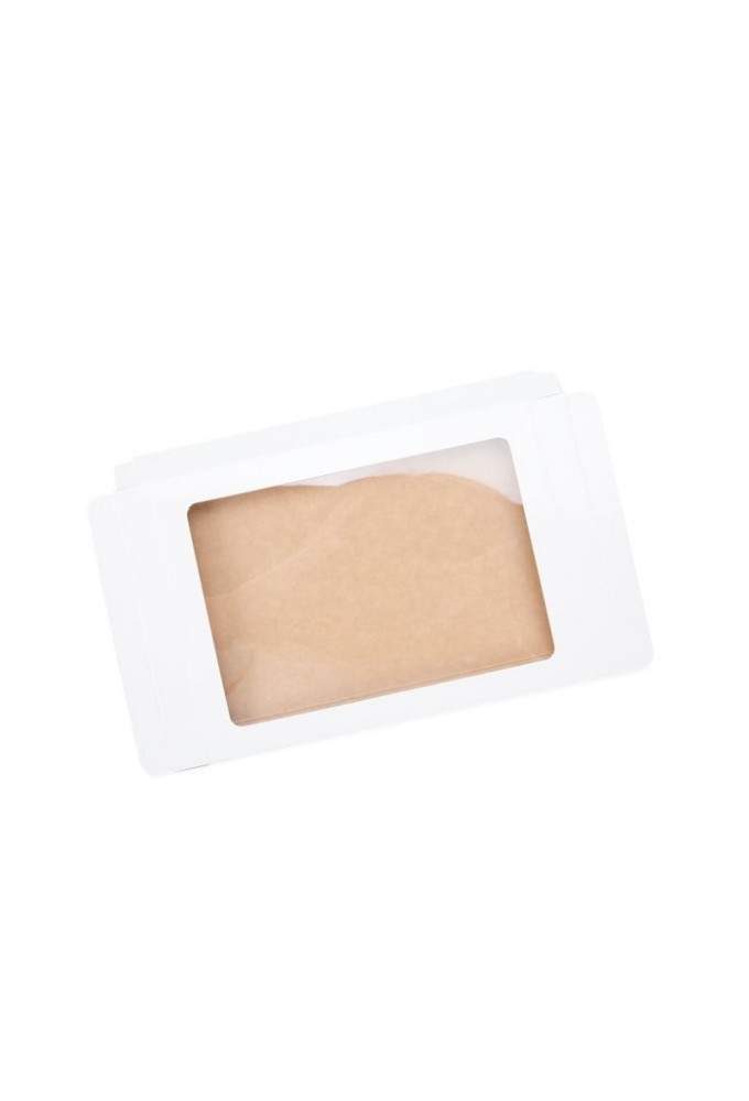 Cadeaudoosjes Jura Glans Wit Met Venster 13.7x1.5x18.7cm 25stuks