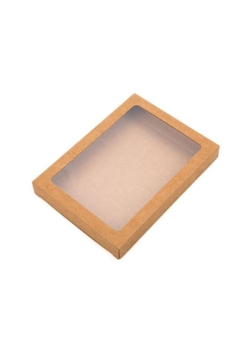 Cadeaudoosjes Jura Kraft Met Venster 13.7x2.2x18.7cm 25stuks