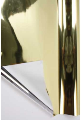 Cadeaufolie Metallic Goud & Zilver 100 cm x 25meter 30 mic
