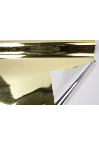 Cadeaufolie Metallic Goud & Zilver 100 cm x 25meter 30 mic