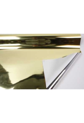 Cadeaufolie Metallic Goud & Zilver 100 cm x 25meter 30 mic