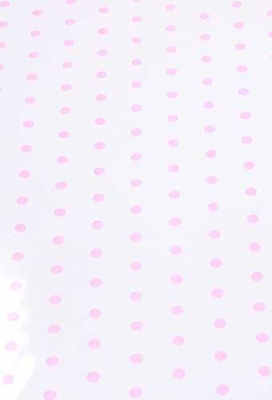 Cadeaufolie Transparant Roze Dots 70cm x 50meter 35my