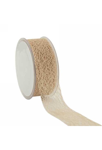 Cadeaulint Honey Weblint Naturel 38mm x 20 meter