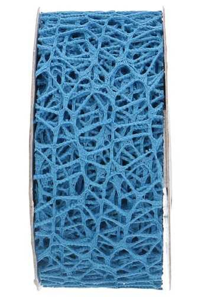 Cadeaulint Oceaan Weblint Blauw 40mm x 10 meter