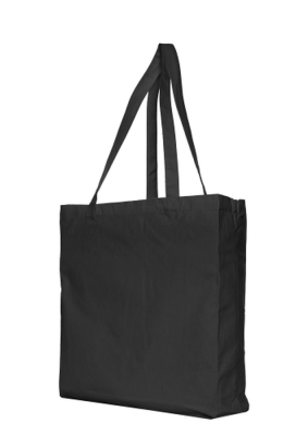 Canvas Bigshopper Zwart Met Hengsel 48x36x12cm 300grams 100stuks