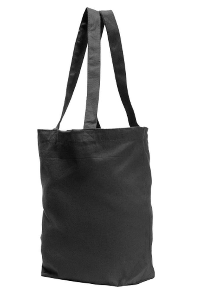 Canvas Draagtassen Zwart Met Hengsel 40x42x10cm 300grams 100stuks