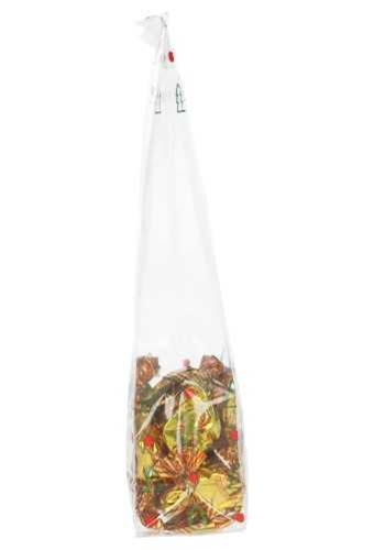 Cellofaan Zakjes Met Blokbodem Christmas Tree 8x5x25cm 100stuks