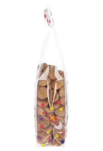 Cellofaan Zakjes Met Blokbodem Sint & Strooigoed 7x4x22cm 100stuks