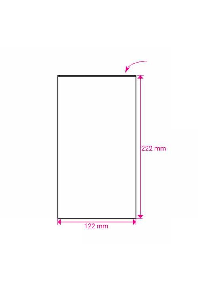 Cellofaan Zakjes Transparant 222x122mm 100stuks