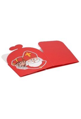 Chocolade Pepernoten Doosjes Sint & Piet 500gram 12.5x10x10.5cm 24st