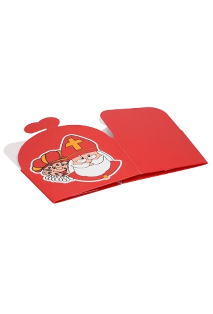 Chocolade Pepernoten Doosjes Sint & Piet 500gram 12.5x10x10.5cm 24st
