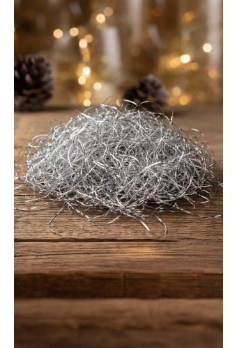 Decoratie Lametta Zilver 1 liter OP IS OP